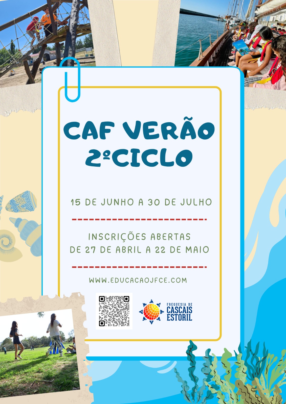 CAF Ver�o_Divulga��o da abertura de inscri��es