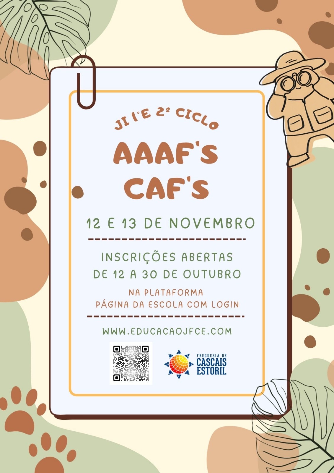 CAF Alapraia - Pausa de Novembro